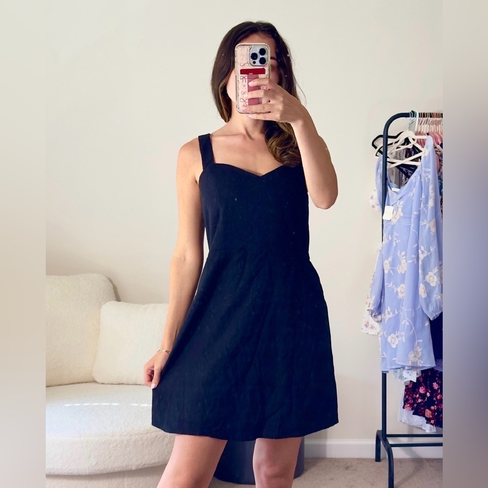 new with tags altar'd state black sweetheart neckline dress